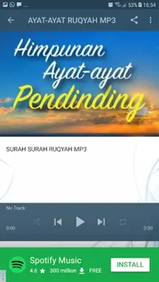 MP3 AYAT-AYAT RUQYAH android App screenshot 0